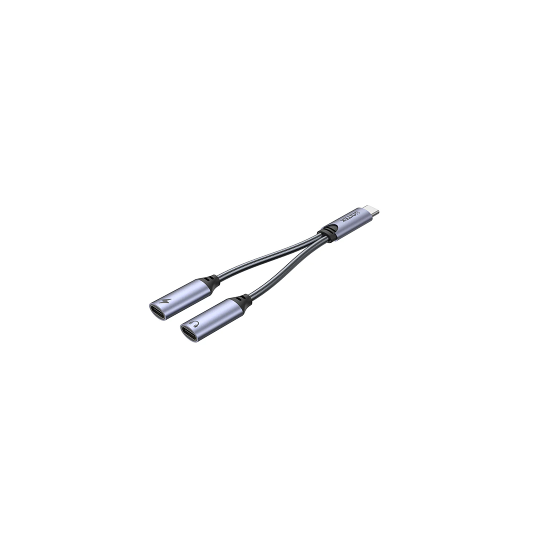 Unitek USB-C Splitter (2-in-1 USB C Headset & Charge Adapter) in Qatar Unitek USB-C Splitter (2-in-1 USB C Headset & Charge Adapter) in Qatar